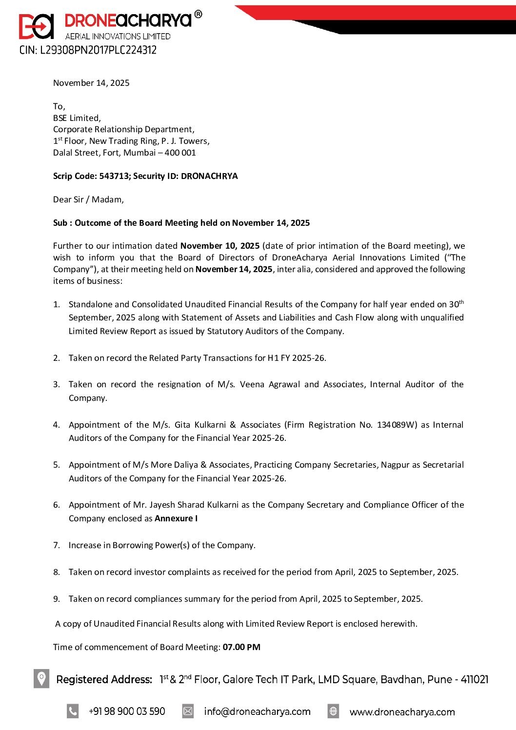 Final BM Outcome 14.11.25